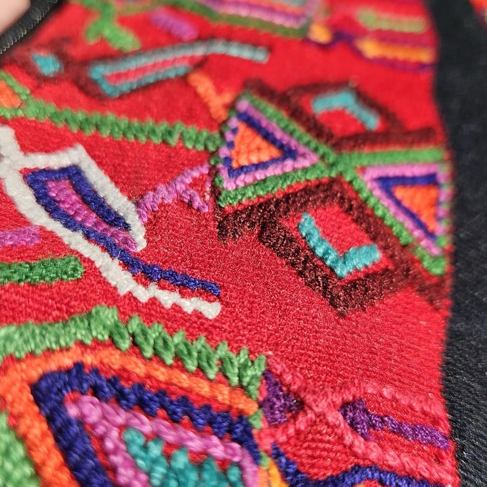 Colorful Geometric Pattern Clutch - Picture 3 of 4